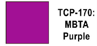 Tru-Color 170 Railroad Color Acrylic Paint MBTA Purple - 1 oz. Bottle