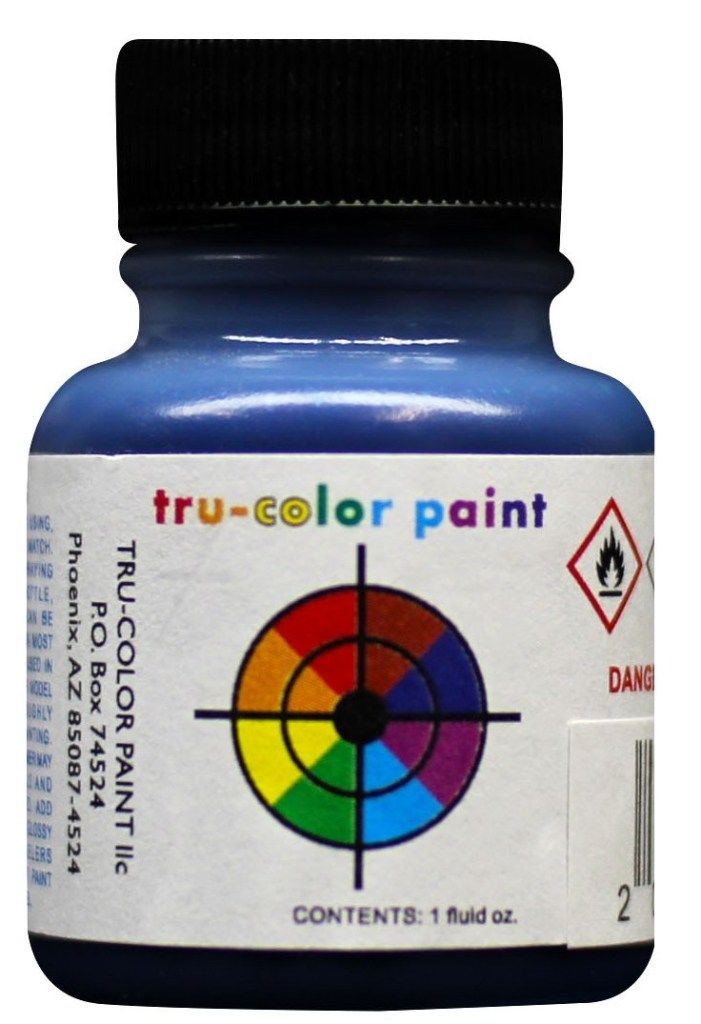 Tru-Color 265 Railroad Color Acrylic Paint CSX Original Blue - 1 oz. Bottle