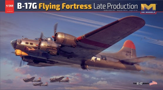 HK Models 01E030 1:32 B-17G Flying Fortress Late Production Military Plane Kit