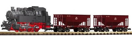 Piko 37100 Deutsche Bahn BR80 G Gauge Steam Ore Starter Train Set