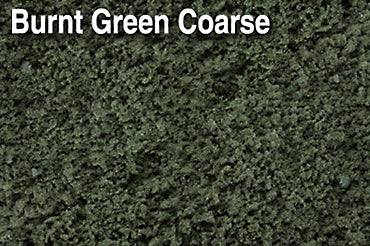 Scenic Express EX813E Coarse Burnt Green Flock & Turf - 48 oz. Eco-Pak