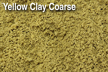Scenic Express EX836E Coarse Yellow Clay Flock & Turf - 48 oz. Eco-Pak