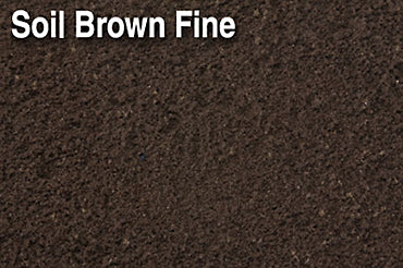 Scenic Express EX845E Fine Soil Brown Flock & Turf - 48 oz. Eco-Pak