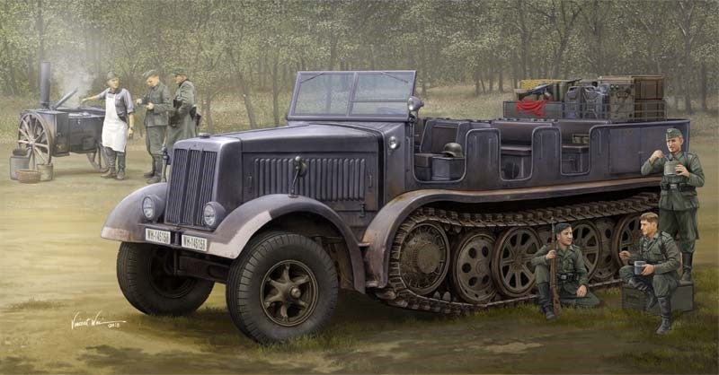 Trumpeter 09538 1:35 SdKfz DB9 Halftrack Artillery Truck Plastic Model Kit