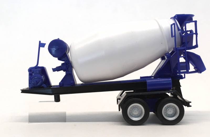 Herpa 005492 1:87 2 Axle Cement Trailer