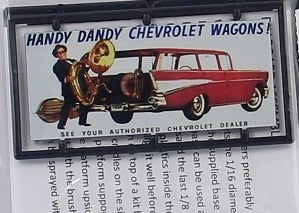 Tichy 2647 N Chevrolet Wagons Billboard Kit