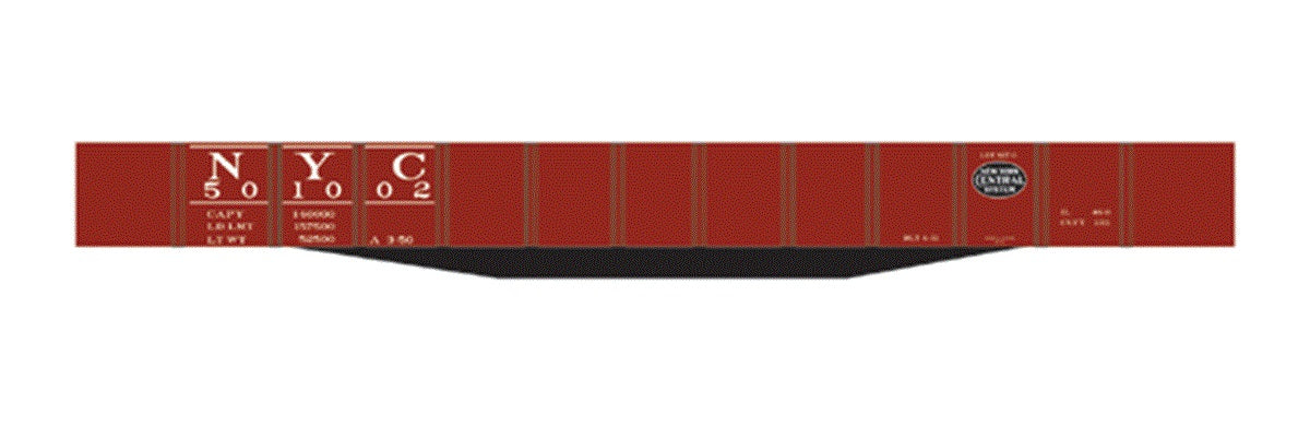 Tichy 10037 HO New York Central 46'' USRA Gondola Decal Set