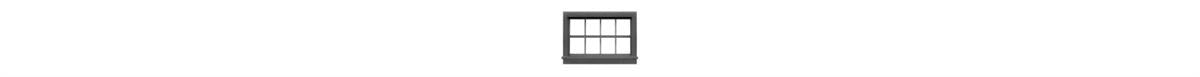 Tichy 2544 N Eight-Pane Window with Precut Glazing (12)