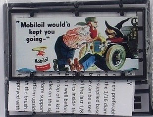 Tichy 8422 HO Mobiloil Billboard Kit