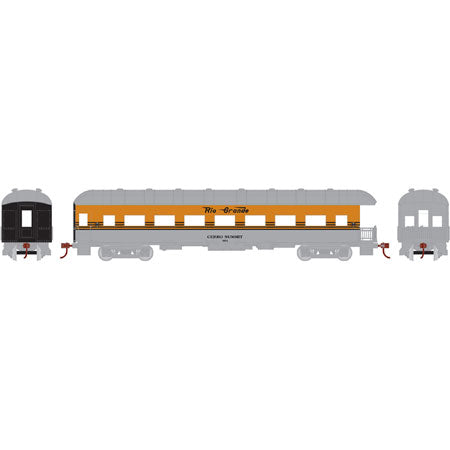 Athearn 86648 HO D&RGW/Cerro Summit854 RTR Arch Roof Observation Car