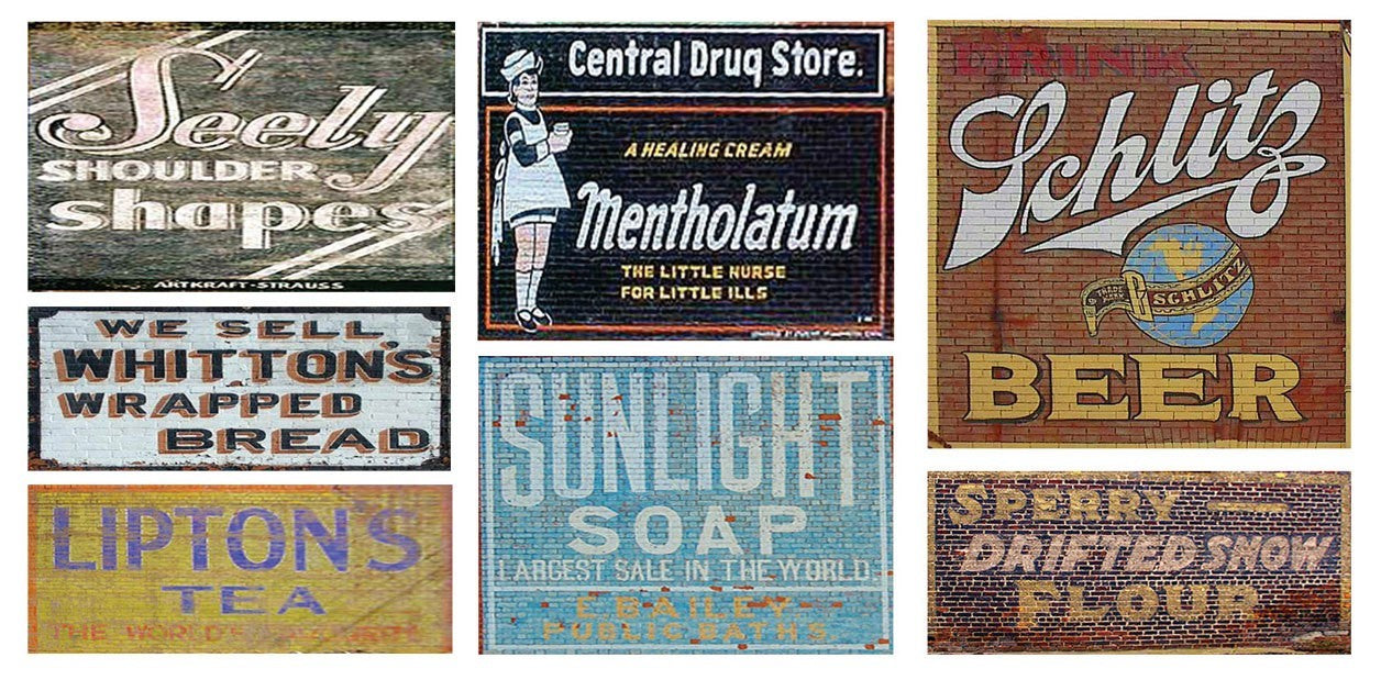 T2 Decals 721 HO Scale HOGHOS016 Ghost Sign Decals # 16