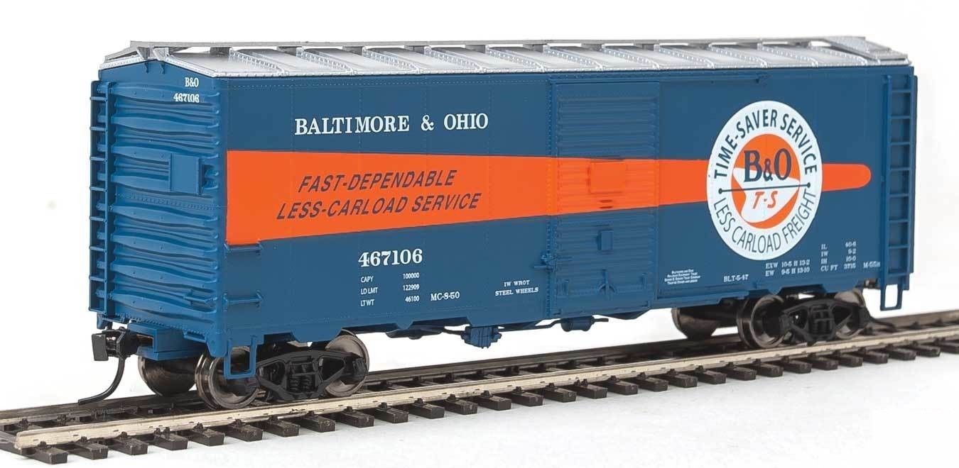 Walthers 910-1317 HO B&O 40' AAR 1944 Boxcar RTR #467106