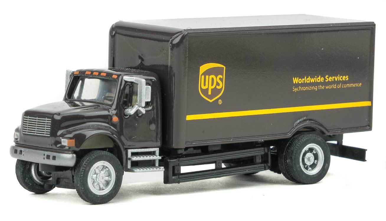 Walthers 949-11294 HO Assembled UPS International 4900 Single-Axle Box Van