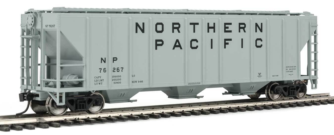 Walthers 910-7284 HO NP 54' PS2-CD 4427 Low-Side Covered Hopper RTR #76267