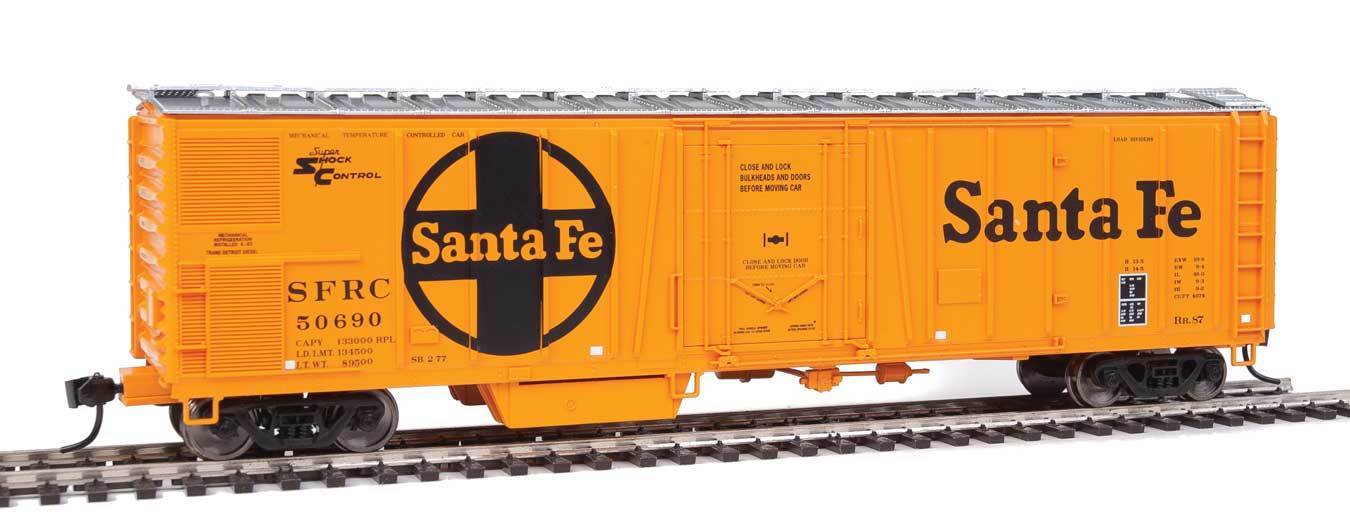 Walthers 910-3764 HO Santa Fe 50' AAR Mechanical Refrigerator Car RTR #50690