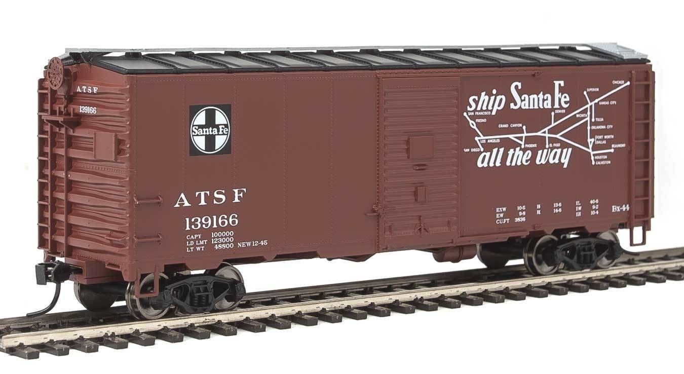Walthers 910-1315 HO ATSF 40' AAR 1944 Boxcar RTR #139166