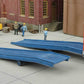 Walthers 933-4130 HO Scale Loading Ramps Plastic Kit (Pack of 2)