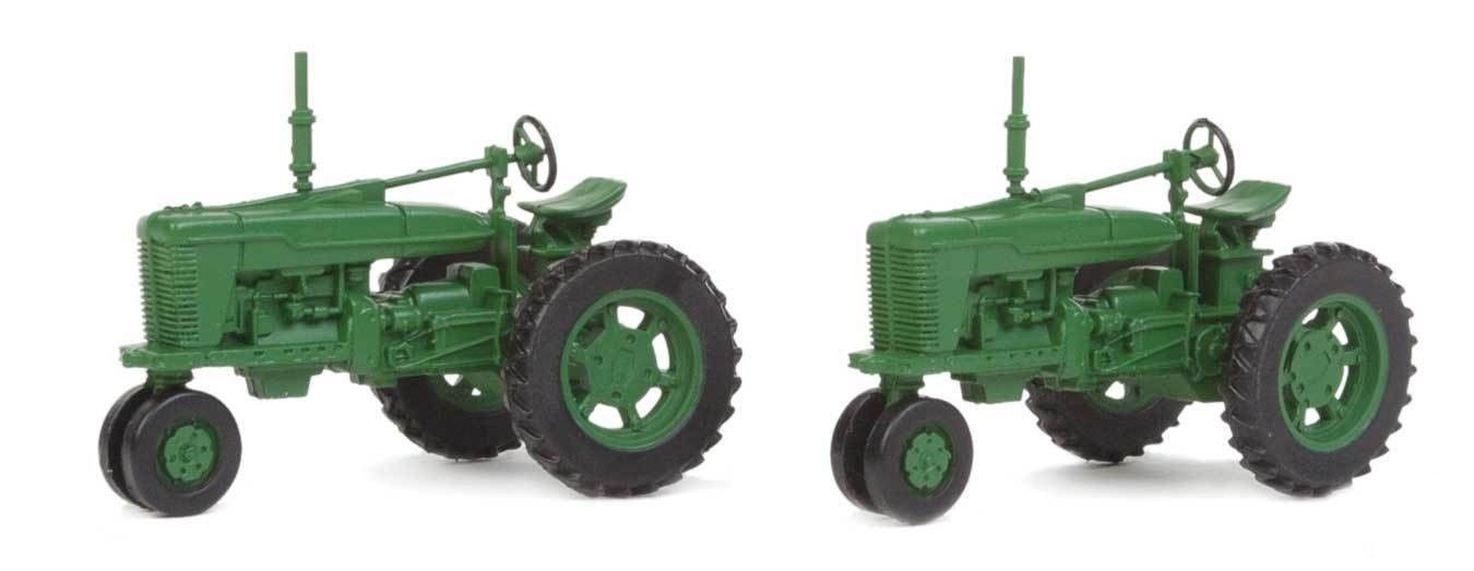 Walthers 949-4161 HO Scale Green Farm Tractor (Pack of 2)