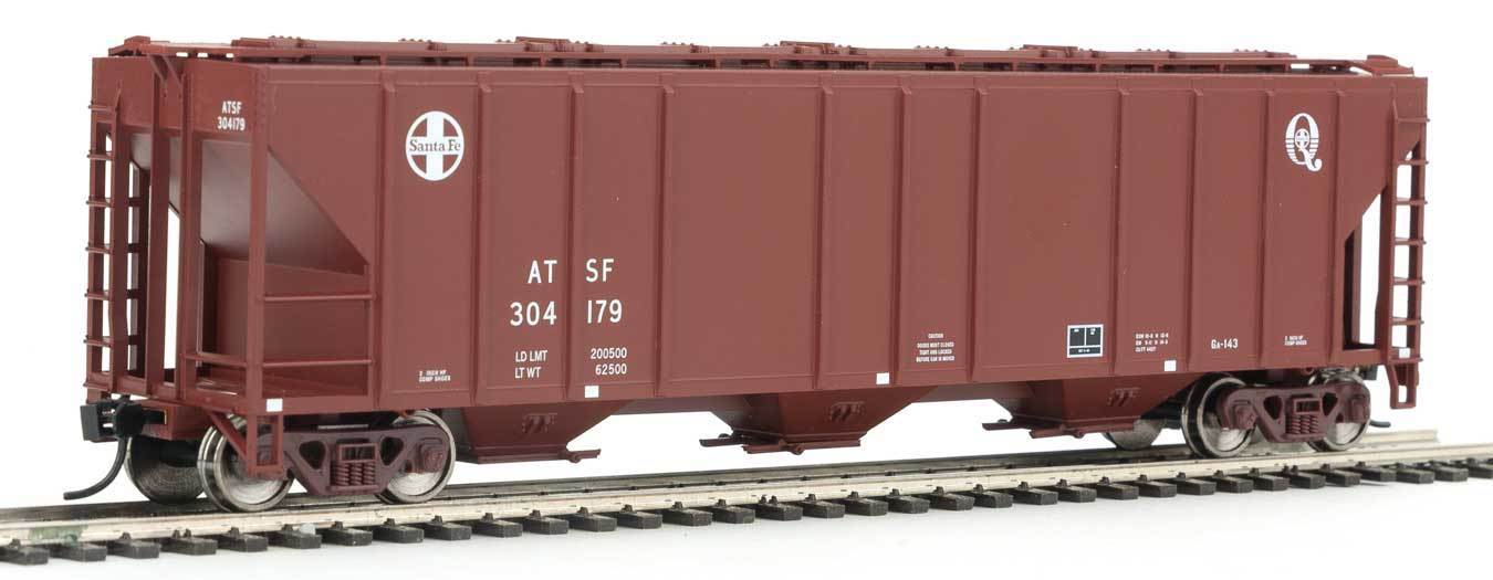 Walthers 910-7265 HO SF 54' PS2-CD 4427 Low-Side Covered Hopper RTR #304179