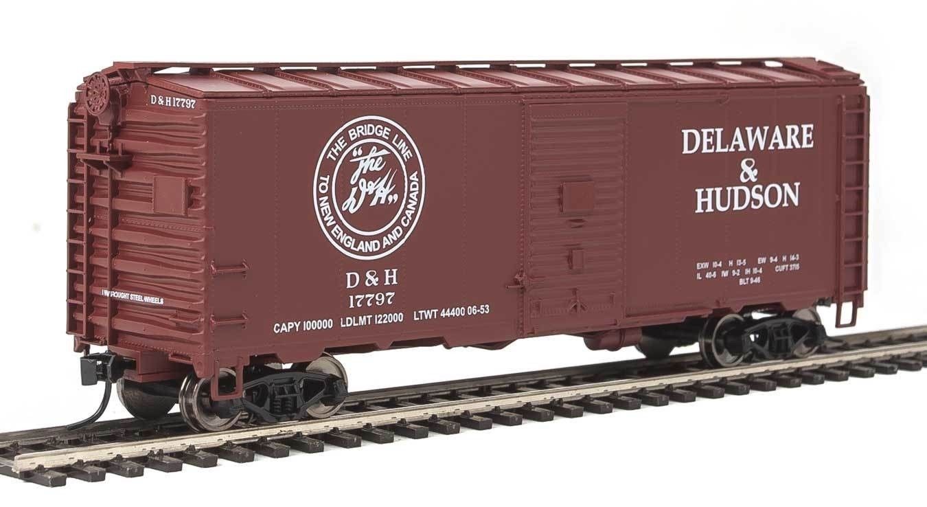 Walthers 910-1321 HO D&H 40' AAR 1944 Boxcar RTR #17797