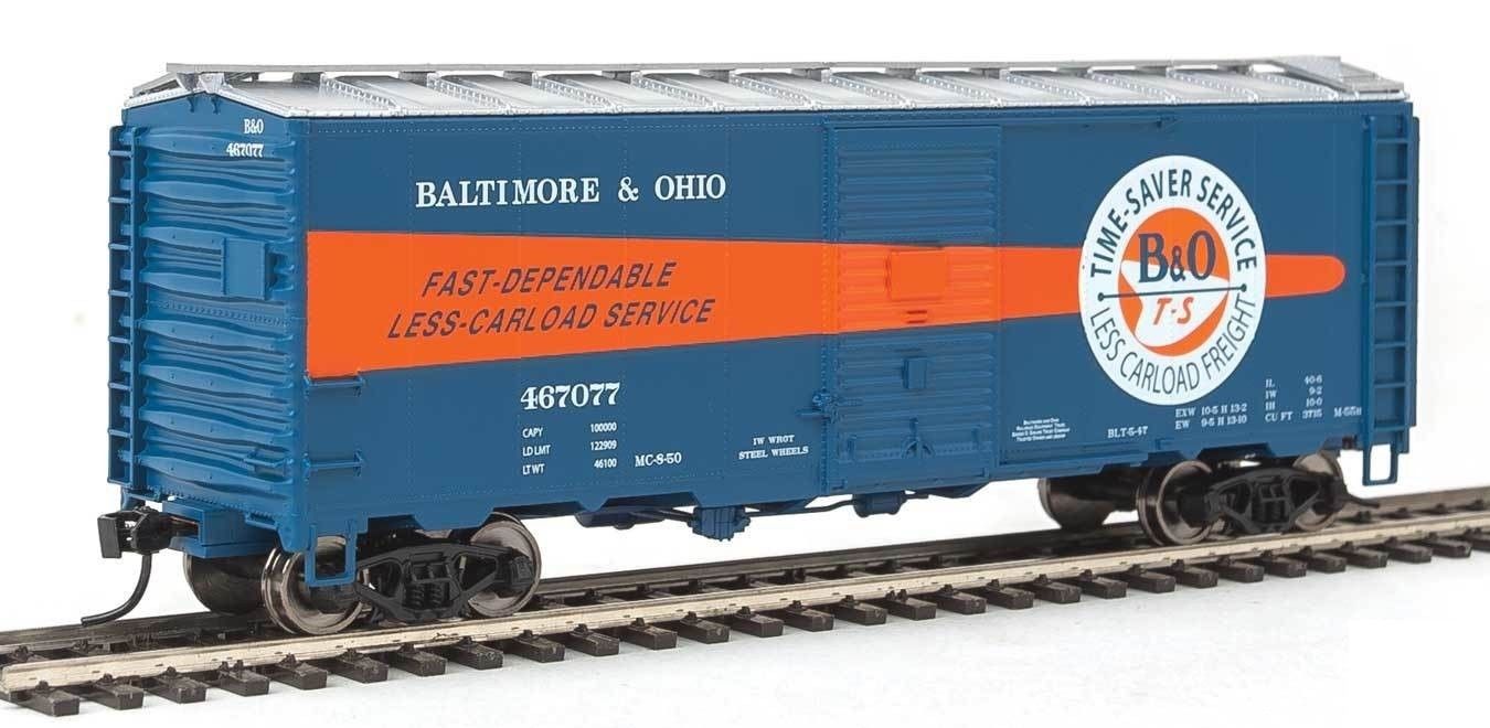 Walthers 910-1318 HO Baltimore & Ohio 40' AAR 1944 Boxcar RTR #467077