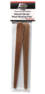 Alpha Abrasives 1150 Natural Garnet Wood Working Files (Pack of 2)