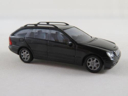 Busch 89136 HO Mercedes-Benz C-Klasse Station Wagon Economy - Black