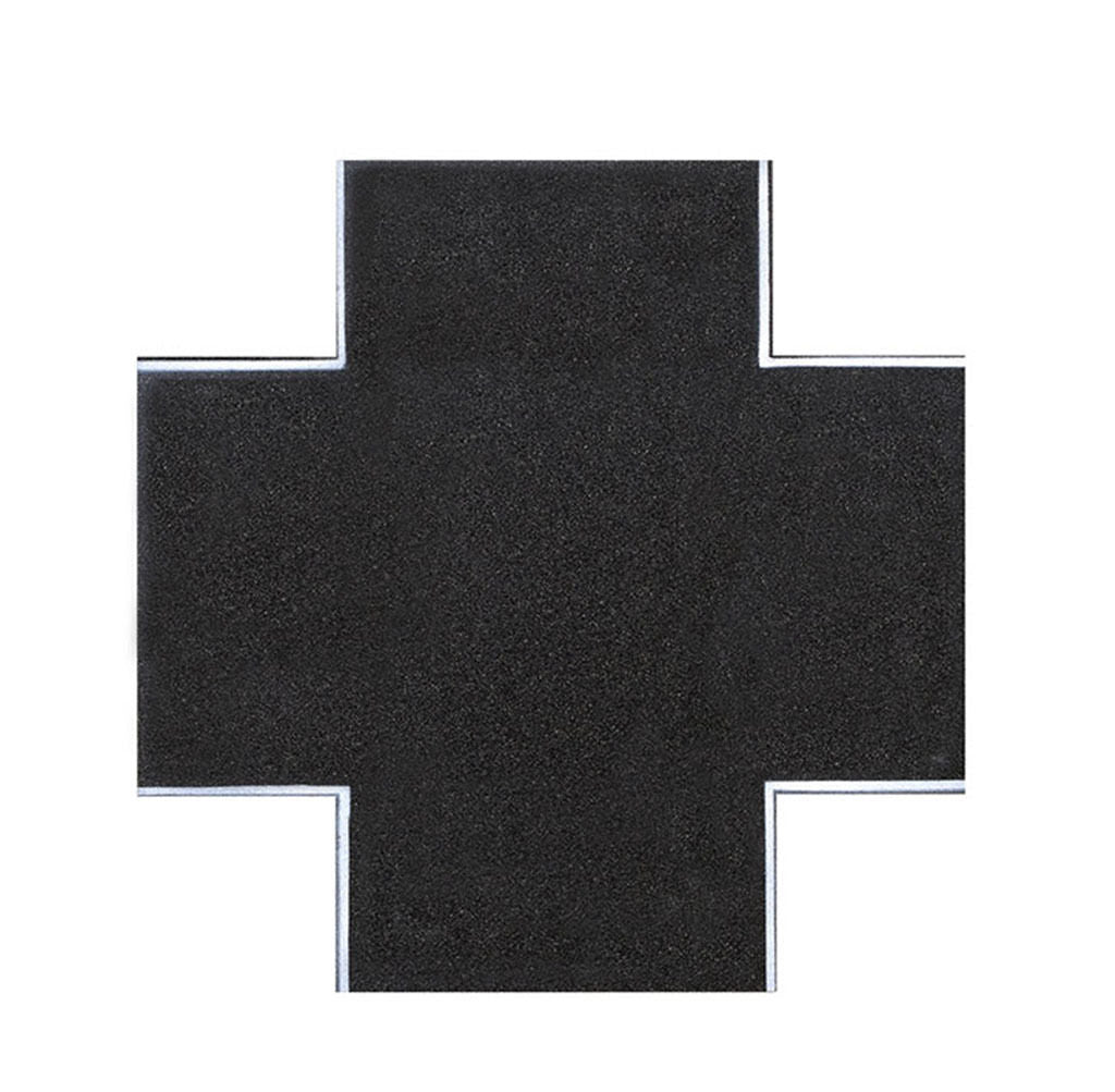 Vollmer 48261 HO Weathered Asphalt Street 90-Degree Intersection
