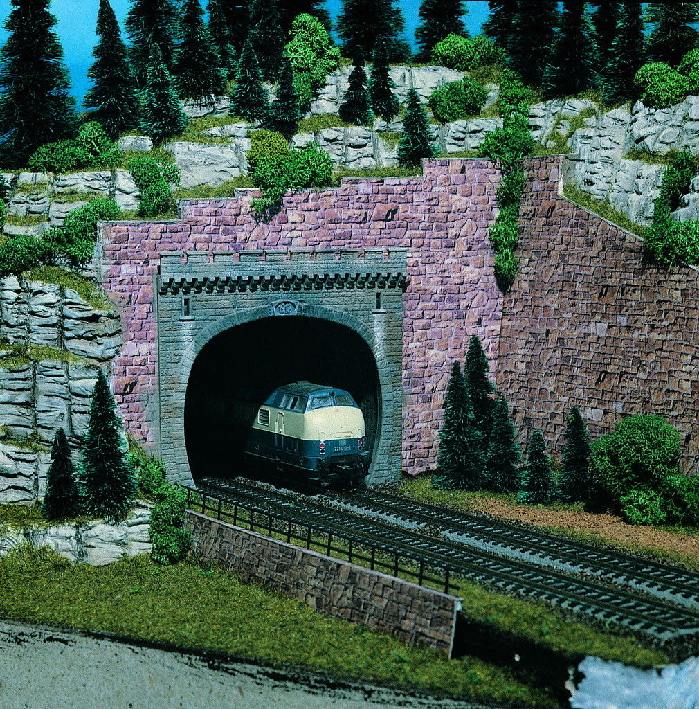 Vollmer 42502 HO Double Tunnel Portal