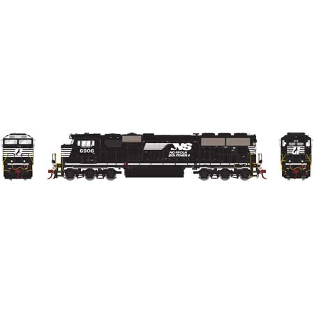 Athearn G65251 HO Norfolk Southern SD60E Diesel Locomotive w/DCC & Sound #6906