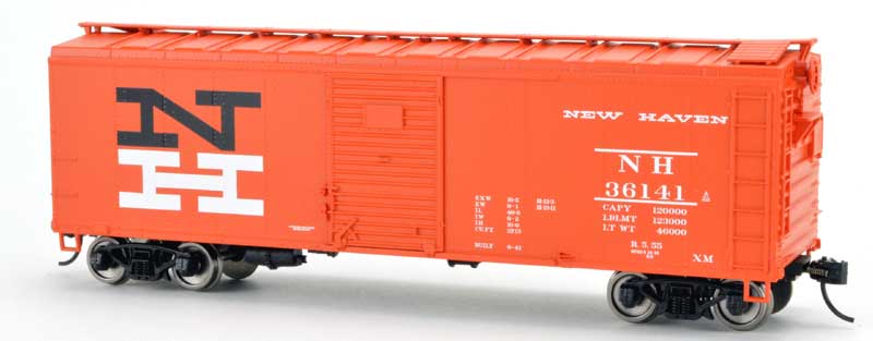 Bowser 42859 HO New Haven 40' Steel Side Box Car Ready-To-Run #36172