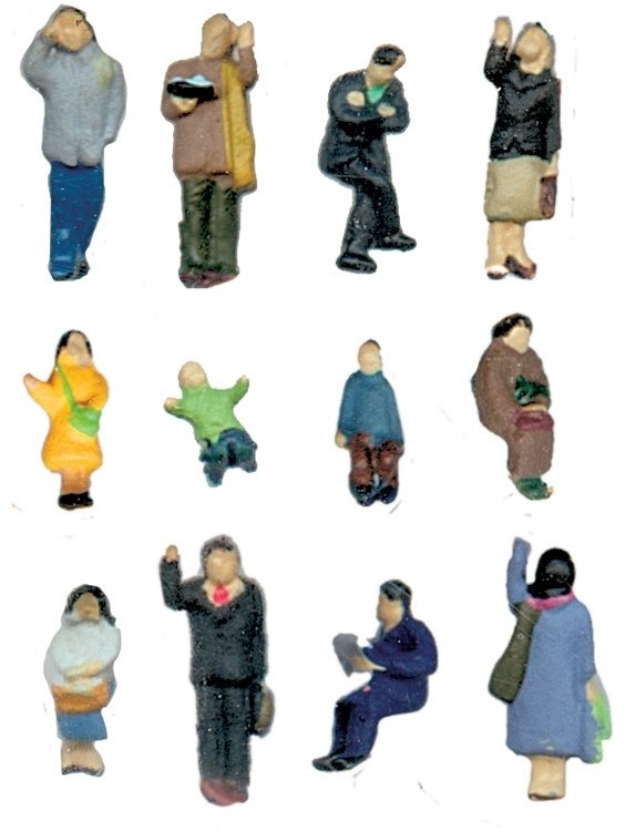 TomyTec 212843 N Passengers #2 Figures (Set of 12)