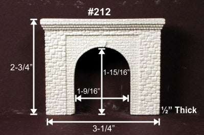 Monroe Models 212 N Tunnel Portal Random Stone Single
