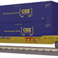 MTH 30-76716 O CSX Husky Stack Car #59775