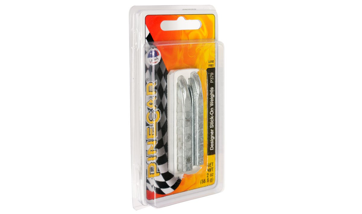 PineCar P379 Designer Stick-On Weight (Pack of 2)