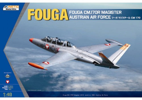 Kinetic 48059 1:48 Fouga CM170R Magister Austrian AF Military Aircraft Plane Kit