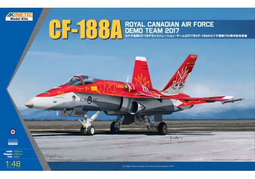 Kinetic 48070 1:48 CF-188A Royal Canadian Air Force Demo Plane 2017 Plane Kit