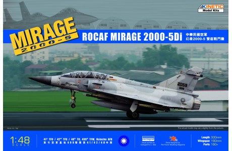 Kinetic 48037 1:48 Mirage 2000-5DI Republic of China Air Force Plane Kit