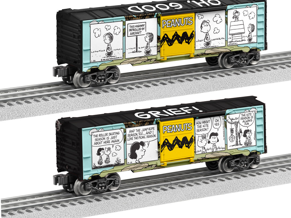 Lionel 6-84676 O Peanuts Comic Art - Hilltop Boxcar