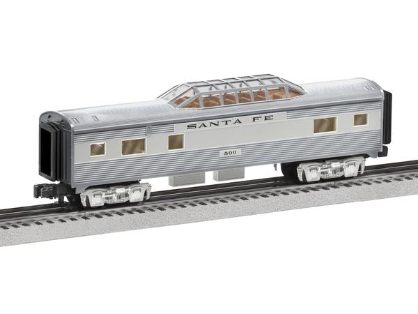 Lionel 6-84725 O Santa Fe Add-On Vista Dome Car #500 LN/Box
