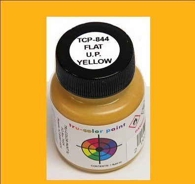 Tru-Color 844 Brushable Paint Flat Union Pacific Armour Yellow - 1 oz. Bottle