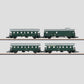 Marklin 87509 Z Scale German Federal Railroad Passenger Car Set (Set of 4)
