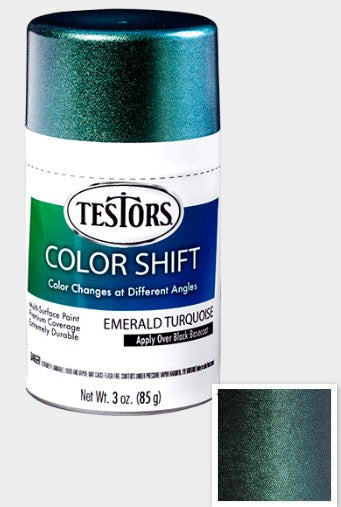 Testors 340908 Emerald Turquoise Color Shift Aerosol 3 oz. Paint Spray