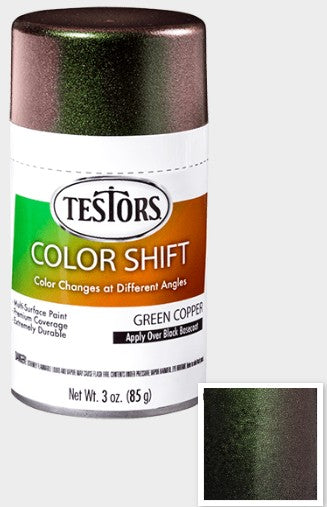 Testors 340911 Green Copper Color Shift Aerosol 3 oz. Paint Spray
