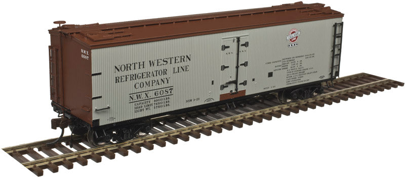 Atlas 20004744 HO North Western Refrigerator Line 40' Wood Reefer #6087