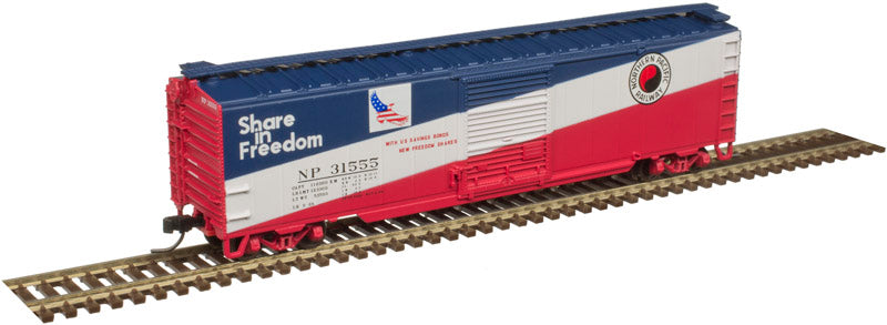 Atlas 50003876 N Northern Pacific Trainman 50' Single Door Boxcar #31007