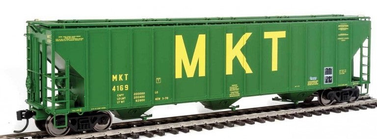 Walthers 920-106139 HO MKT 55' Evans 4780 Cubic Foot 3-Bay Covered Hopper #4169