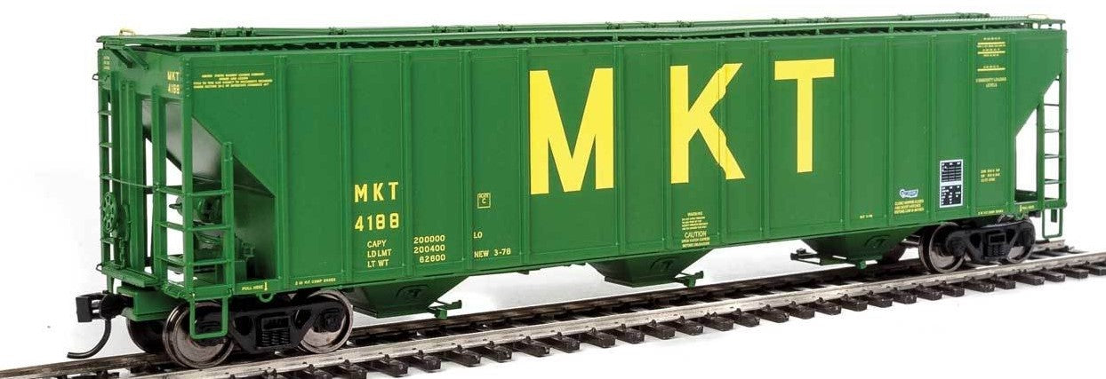 Walthers 920-106140 HO MKT 55' Evans 4780 Cubic Foot 3-Bay Covered Hopper #4188