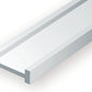 Evergreen Scale Models 277 .250" x 14" Polystyrene I-Beams (Pack of 3)