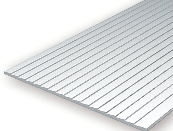 Evergreen Scale Models 14080 .016" x .080" x 12" x 24" V-Groove Siding